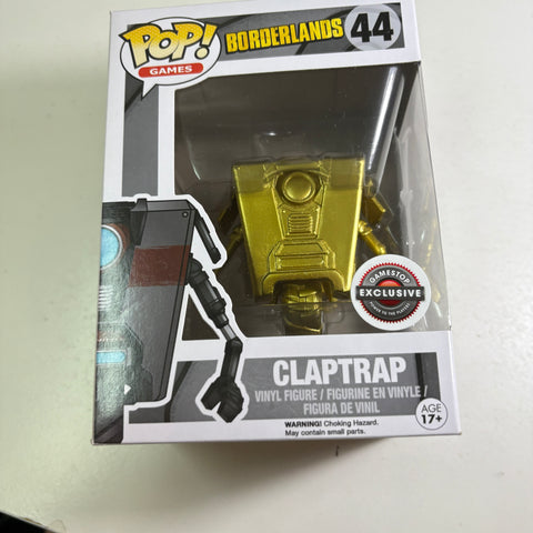 Gold Claptrap - Borderlands Funko Pop 44 (11.4 Cm L × 8.9 Cm W × 15.9 Cm H)