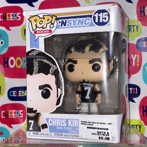 BOX DAMAGE VIEW PHOTOS Chris Kirkpatrick- NSync Funko Pop 115 Vinyl Figure (11.4 Cm L × 8.9 Cm W × 15.9 Cm H)