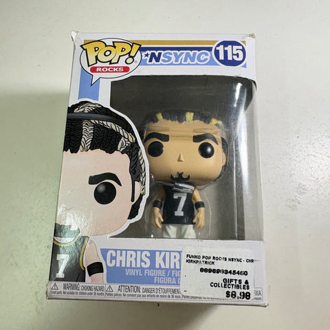 BOX DAMAGE VIEW PHOTOS Chris Kirkpatrick- NSync Funko Pop 115 Vinyl Figure (11.4 Cm L × 8.9 Cm W × 15.9 Cm H)
