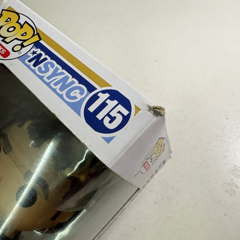 BOX DAMAGE VIEW PHOTOS Chris Kirkpatrick- NSync Funko Pop 115 Vinyl Figure (11.4 Cm L × 8.9 Cm W × 15.9 Cm H)