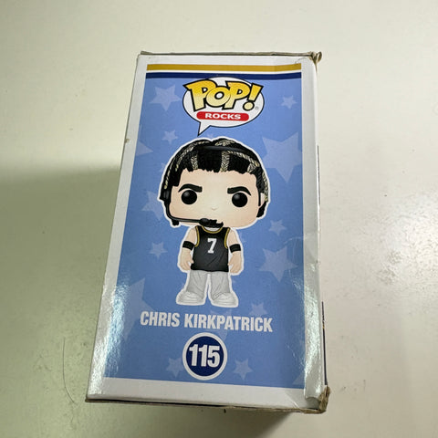 BOX DAMAGE VIEW PHOTOS Chris Kirkpatrick- NSync Funko Pop 115 Vinyl Figure (11.4 Cm L × 8.9 Cm W × 15.9 Cm H)