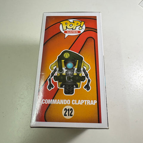 Commando Claptrap - Borderlands Funko Pop 212 (11.4 Cm L × 8.9 Cm W × 15.9 Cm H)