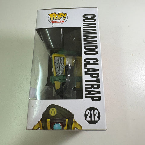 Commando Claptrap - Borderlands Funko Pop 212 (11.4 Cm L × 8.9 Cm W × 15.9 Cm H)