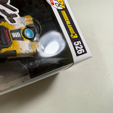 Claptrap Distressed - Borderlands Funko Pop 526 (11.4 Cm L × 8.9 Cm W × 15.9 Cm H)