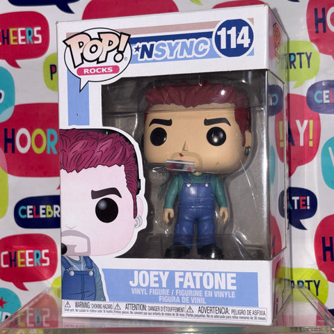 BOX DAMAGE VIEW PHOTOS Joey Fatone- NSync Funko Pop 114 Vinyl Figure (11.4 Cm L × 8.9 Cm W × 15.9 Cm H)