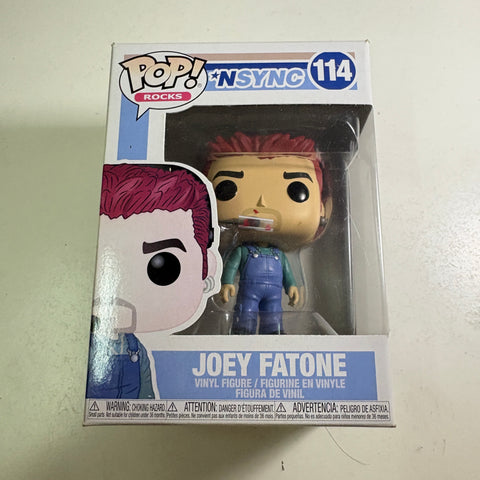 BOX DAMAGE VIEW PHOTOS Joey Fatone- NSync Funko Pop 114 Vinyl Figure (11.4 Cm L × 8.9 Cm W × 15.9 Cm H)
