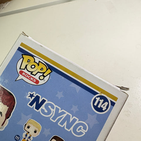 BOX DAMAGE VIEW PHOTOS Joey Fatone- NSync Funko Pop 114 Vinyl Figure (11.4 Cm L × 8.9 Cm W × 15.9 Cm H)