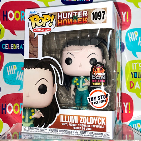 Hunter x Hunter - Illumi Zoldyck Funko Pop 1097 Toy Stop LA Comic Con