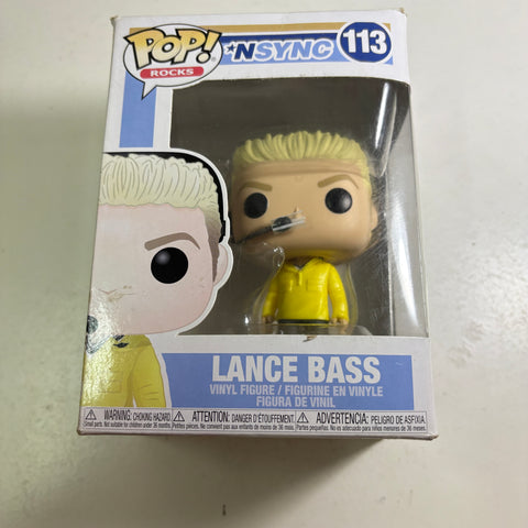 BOX DAMAGE VIEW PHOTOS Lance Bass- NSync Funko Pop 113 Vinyl Figure (11.4 Cm L × 8.9 Cm W × 15.9 Cm H)