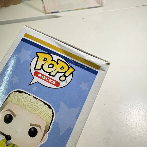 BOX DAMAGE VIEW PHOTOS Lance Bass- NSync Funko Pop 113 Vinyl Figure (11.4 Cm L × 8.9 Cm W × 15.9 Cm H)