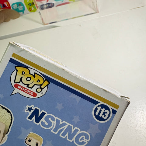 BOX DAMAGE VIEW PHOTOS Lance Bass- NSync Funko Pop 113 Vinyl Figure (11.4 Cm L × 8.9 Cm W × 15.9 Cm H)