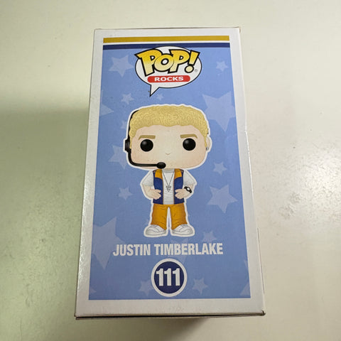 BOX DAMAGE VIEW PHOTOS Justin Timberlake- NSync Funko Pop 111 Vinyl Figure (11.4 Cm L × 8.9 Cm W × 15.9 Cm H)