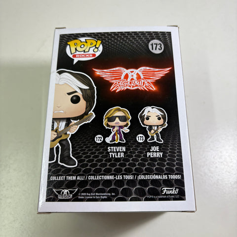 BOX FLAWS VIEW PHOTOS Aerosmith - Joe Perry Funko Pop Rocks 173 Vinyl Figure