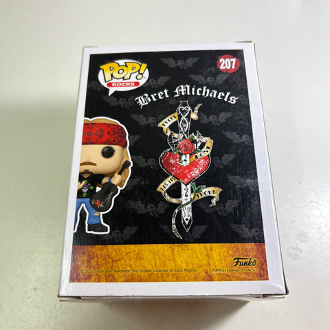 Bret Michaels Funko Pop 207 Vinyl Figure (11.4 Cm L × 8.9 Cm W × 15.9 Cm H)
