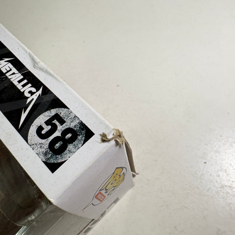 BOX DAMAGE VIEW PHOTOS Lars Ulrich - Metallica Funko Pop 207 Vinyl Figure (11.4 Cm L × 8.9 Cm W × 15.9 Cm H)