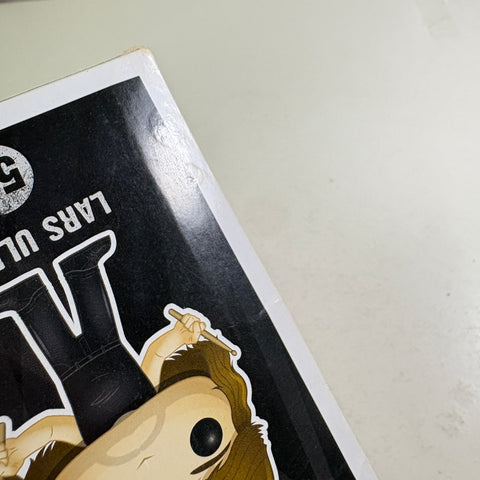BOX DAMAGE VIEW PHOTOS Lars Ulrich - Metallica Funko Pop 207 Vinyl Figure (11.4 Cm L × 8.9 Cm W × 15.9 Cm H)