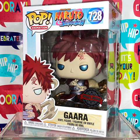 Naruto Shippuden - Gaara (Metallic) Funko Pop 728 Exclusive