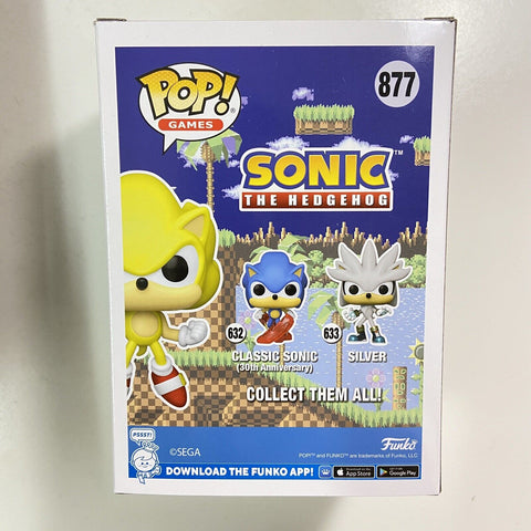 Sonic - Super Sonic (Glow) Funko Pop 877 Summer Convention