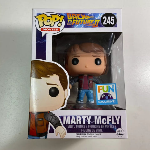 Back to The Future - Marty Mcfly on Hoverboard Funko Pop FUN Exclusive #245