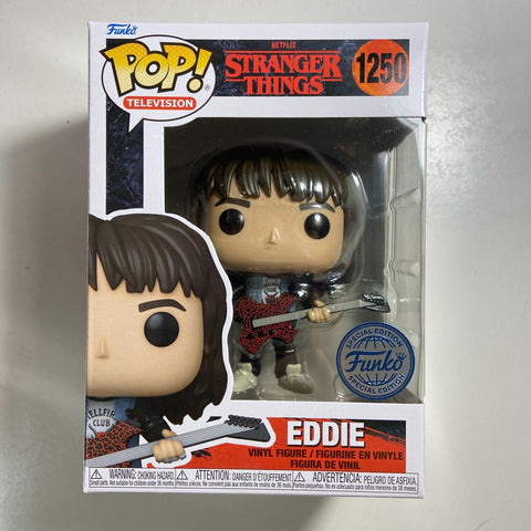 Stranger Things - Eddie Munson with Guitar Funko Pop 1250 Exclusive