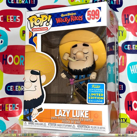 Hanna Barbera Wacky Races - Lazy Luke Funko Pop 599 Summer Convention Exclusive