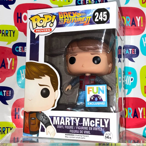 Back to The Future - Marty Mcfly on Hoverboard Funko Pop FUN Exclusive #245