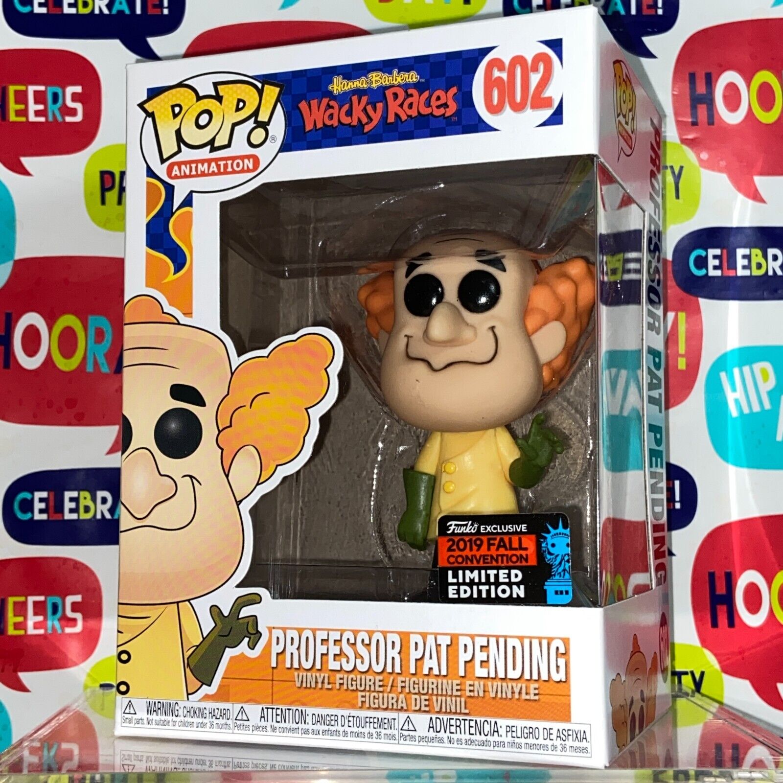 Hanna Barbera Wacky Races - Professor Pat Pending Funko Pop 602 Fall C ...