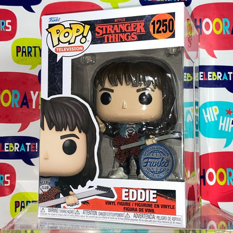 Stranger Things - Eddie Munson with Guitar Funko Pop 1250 Exclusive