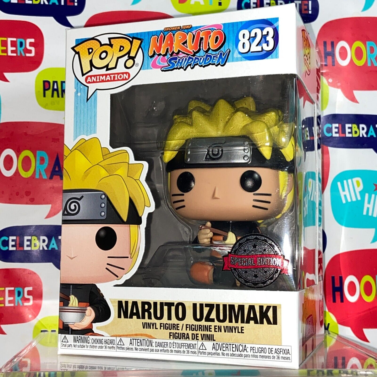 Naruto - Naruto Uzumaki (Noodles/Ramen) Funko Pop #823 Boxlunch Exclus ...