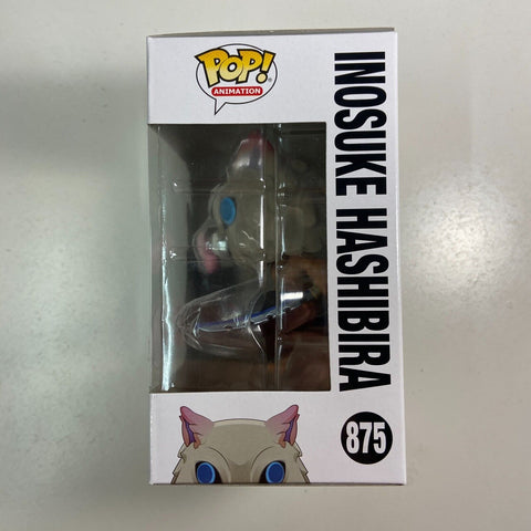 Demon Slayer - Inosuke Hashibara (Jumping/Flocked)  Funko Pop #875